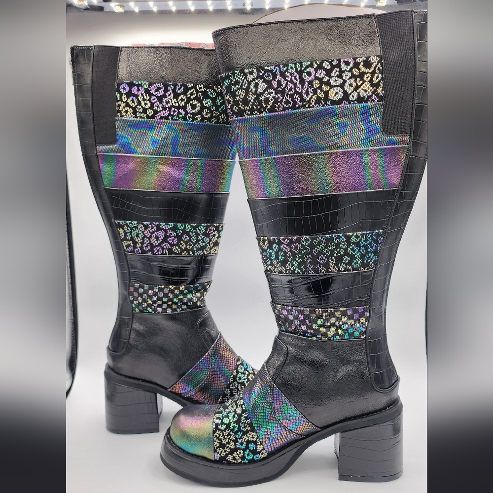 Irregular Choice Ammonite Boots NWT Size 10 #2926